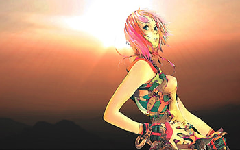Anime, beautiful girl, anime short hair, original, anime warrior, pink hair HD wallpaper