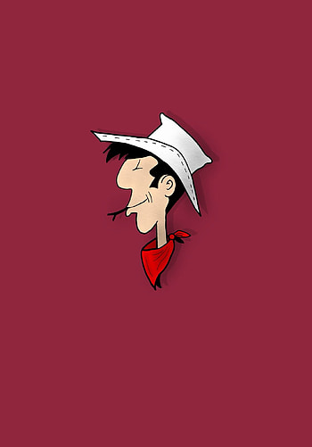 Red kit luck luke, kovboy, redkit, old, funny HD phone wallpaper