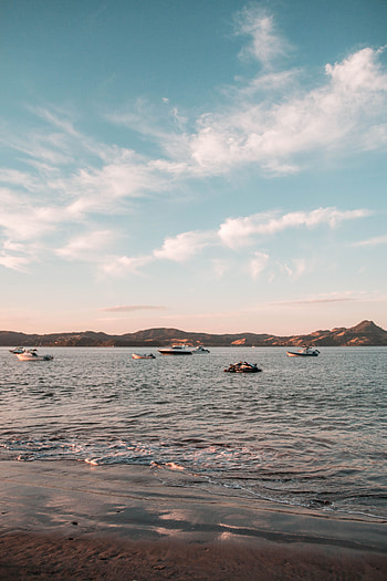 Nature, Water, Sea, Beach, Boats, Coast HD phone wallpaper