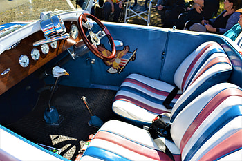 Sporty Hot Rod, graphy, car show, red white and blue, hot rod, sporty HD wallpaper