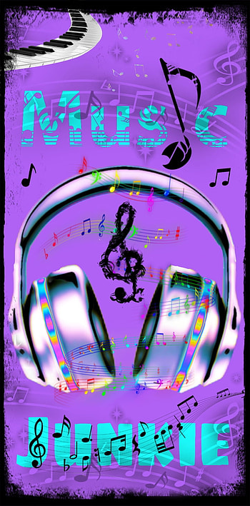 Music J****e, pink, notes, colorful HD phone wallpaper