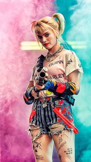 Harley Quinn, prey of birds, hollywood movie HD phone wallpaper