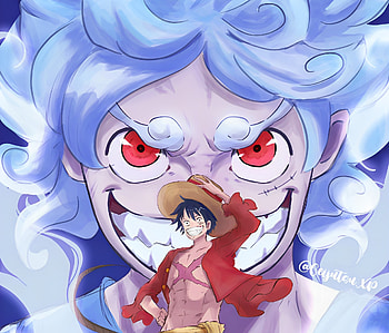 Monkey D. Luffy Gear 5, Anime, One Piece, Monkey D. Luffy, Gear 5 (One Piece) HD wallpaper