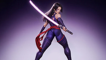 The X Force Psylocke, psylocke, character, marvel, superheroes, artwork, art, digital-art, ai, deviantart HD wallpaper