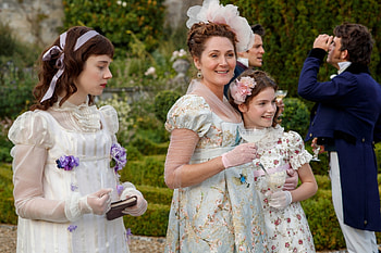 Bridgerton (2020), claudia jessie, girl, actress, julia quinn, copil, bridgerton, woman, tv series, book, mother, eloise, child HD wallpaper