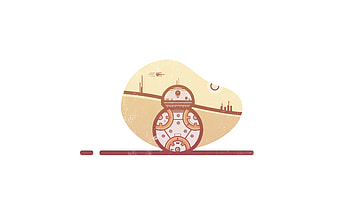 Star Wars Bb8 1, bb-8, star-wars, movies, minimalism, minimalist, artist, artwork, digital-art, 1, 1 HD wallpaper