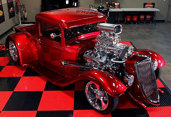 Red and Hot, old, Hot Rod, car, motor, tuned HD wallpaper