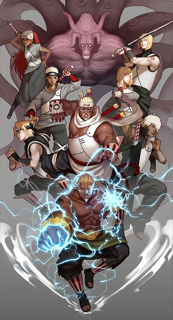 Killer Bee Naruto, Naruto Uzumaki gallery, Epic battles, Iconic character HD phone wallpaper