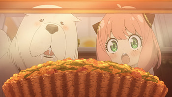 Anya & Bond's Giant Feast — Spy x Family, Anime, Spy x Family, Bond (Spy x Family), Anya Forger HD wallpaper