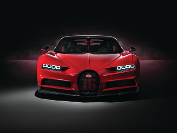 Red car, Bugatti Chiron Sport, luxury, 2018 HD wallpaper