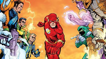 Comic, Flash HD wallpaper