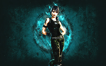 Fortnite Headhunter Prime Skin, Fortnite, main characters, blue stone background, Headhunter Prime, Fortnite skins, Headhunter Prime Skin, Headhunter Prime Fortnite, Fortnite characters HD wallpaper