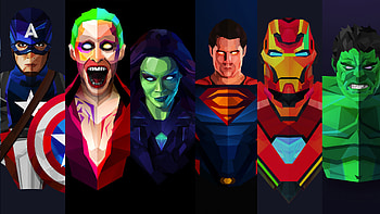 DC vs. Marvel, Superhero artwork, , Ultimate crossover HD wallpaper