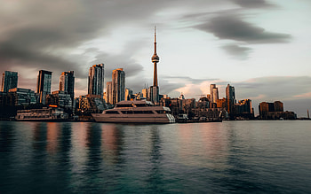 CN Tower, Canada, Toronto CN Tower, Skyscrapers HD wallpaper