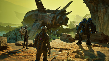 Exodus (2027) Video Game — : Desert Crash Site, Exodus (2027 Video Game) HD wallpaper