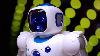 Face of a modern robot, stock video, Futuristic design, Technological advancements HD wallpaper