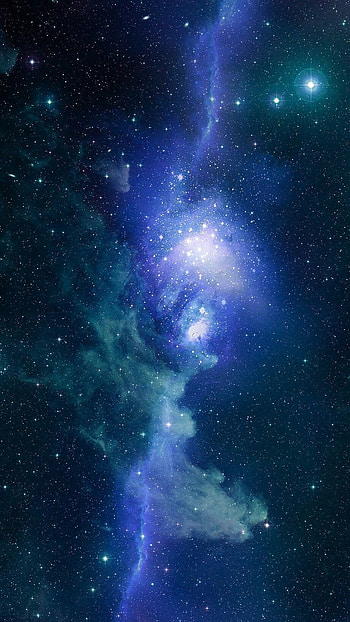 Cool Space, Blue HD phone wallpaper