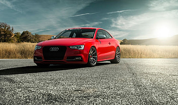 Audi-S5, Audi, Sports Car, Red, Custom Wheels HD wallpaper