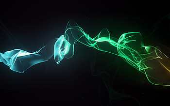 Cool Badass Black Blue Green Abstract HD wallpaper