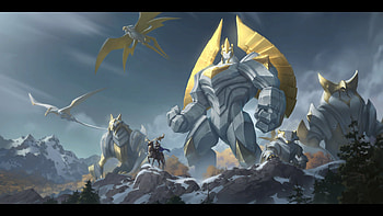 Galio, Galio (League Of Legends), video game, Legends of Runeterra HD wallpaper