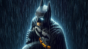 Batman Damn Rain Is Cold, batman, superheroes, artwork, art, digital-art, ai, deviantart HD wallpaper