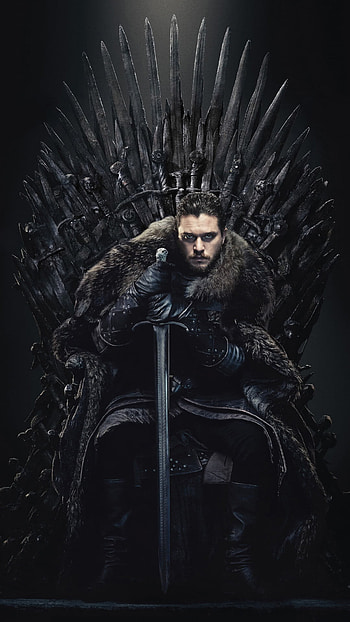 Game of Thrones, Iron Throne, Jon Snow, U HD phone wallpaper