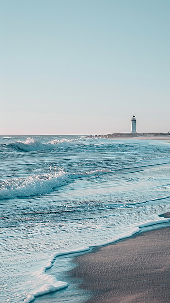 Serene Shoreline Watc, Ocean Waves HD phone wallpaper