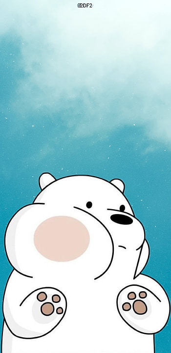 we bare bears, icebear, cartoon, webarebears HD phone wallpaper