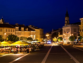 Main Street Vilnius, District Municipality, Vilnius Region, Lithuania HD wallpaper