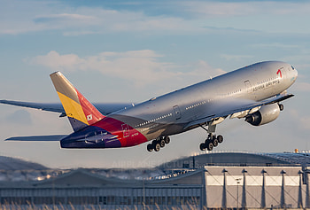 Asiana Airlines, Boeing 777, Paris Charles de Gaulle, ID HD wallpaper