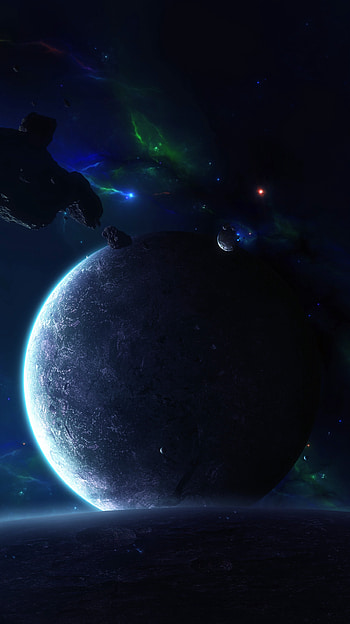 Planets, Universe, Stars, Shining, Nebula, Asteroids, Open Space HD phone wallpaper