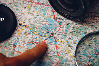 Miscellanea, Miscellaneous, Map, Route, Finger, Travels, Globetrotting HD wallpaper