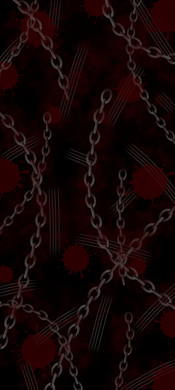 Between chains, red, Abstract, artistic HD phone wallpaper