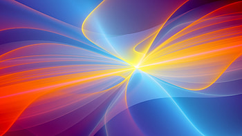 blue, yellow, red, smoke HD wallpaper