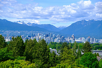 Cities, Trees, Mountains, City, Building HD wallpaper