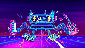 Game Colorful Graphic Illustration Design, illustration, artwork, artist, digital-art, behance HD wallpaper