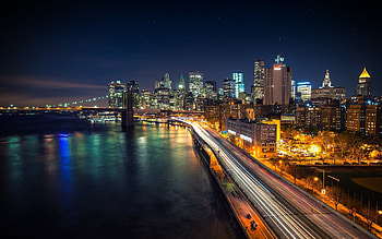 Manhattan skyline, Urban jungle, Iconic landmarks, City that never sleeps HD wallpaper