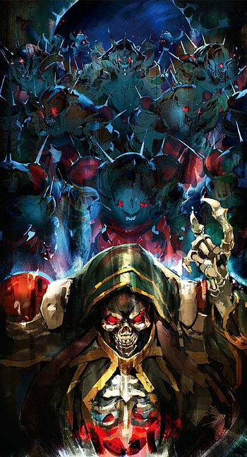 Overlord, Ainz Ooal Gown, Skull creature HD phone wallpaper
