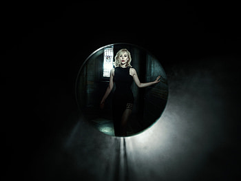 Dark dress, hot, Elizabeth Olsen HD wallpaper