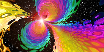 rainbow, blue, green, red, yellow HD wallpaper