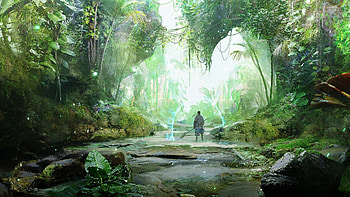 Ashes of Creation: Arcane Jungle Barrier —, video game, Ashes of Creation, jungle HD wallpaper