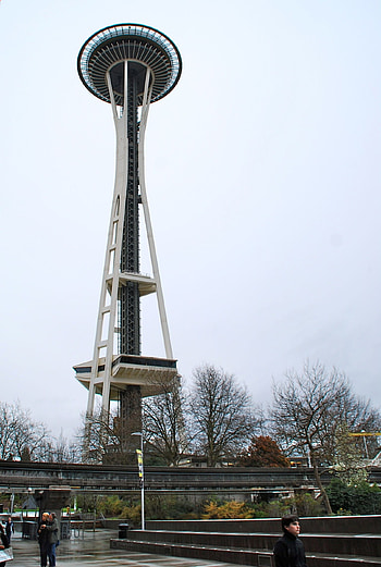 Space Needle, Seattle, USA, Tower HD phone wallpaper