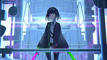 Anime Girl With Two Swords , anime-girl, anime, artist, artwork, digital-art, sword HD wallpaper