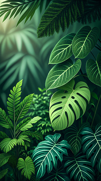 Tropical Oasis: for Nature Lovers, plant, leaf, greenery, jungle HD phone wallpaper