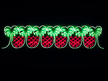 Pineapples, Shine, Light, Miscellanea, Miscellaneous, Neon, Sign, Signboard HD wallpaper