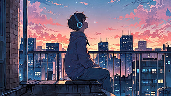 Calming Myself With Music, music, artist, artwork, digital-art HD wallpaper