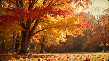 Golden Canopy — Fall Foliage, fall foliage, tree, Autumn HD wallpaper