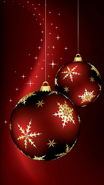 Red Christmas ornaments, Festive beauty, Summer fashion, Christmas vibes HD phone wallpaper