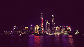 Shanghai, Night , Travel HD wallpaper