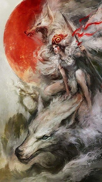 Princess Mononoke, Princess Mononoke Cartoon HD phone wallpaper